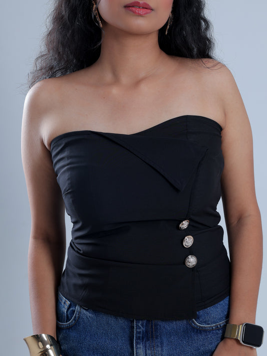 Gildedge Black Tube Top